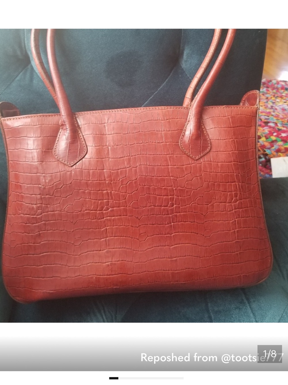 Claudia genuine leather purse made in italy